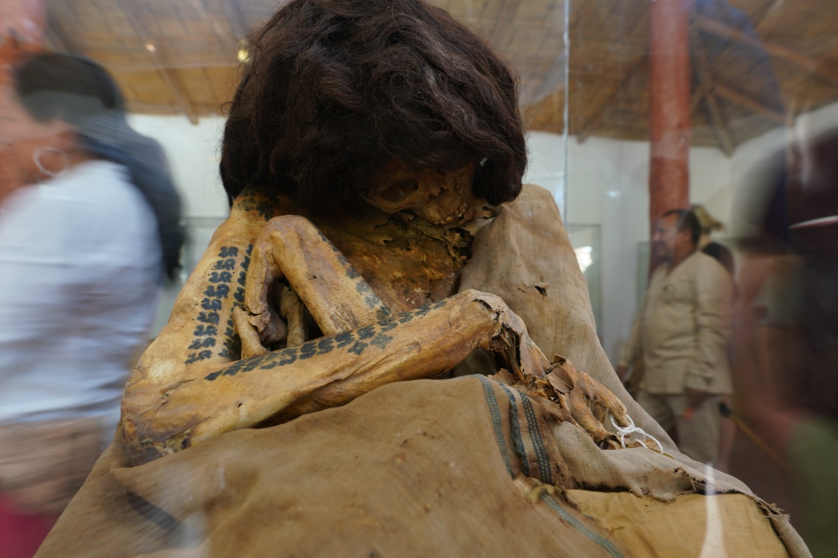 Mumie eines Nazca-Priesters