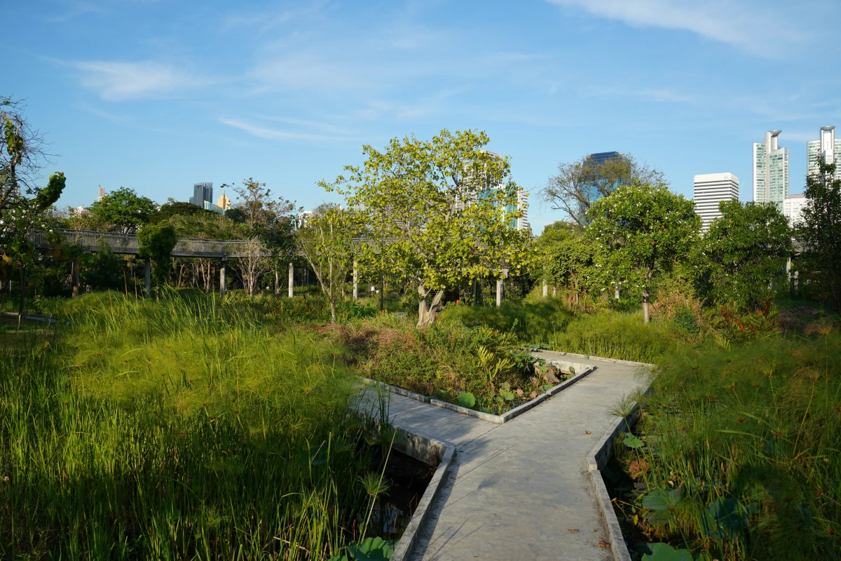 Benjakitti-Park in Bangkok