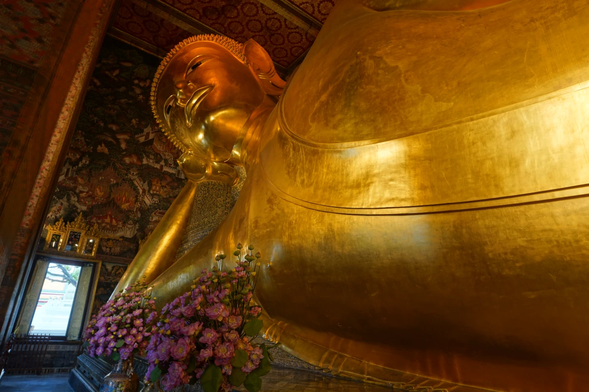 Liegender Buddha von Wat Pho in Bangkook