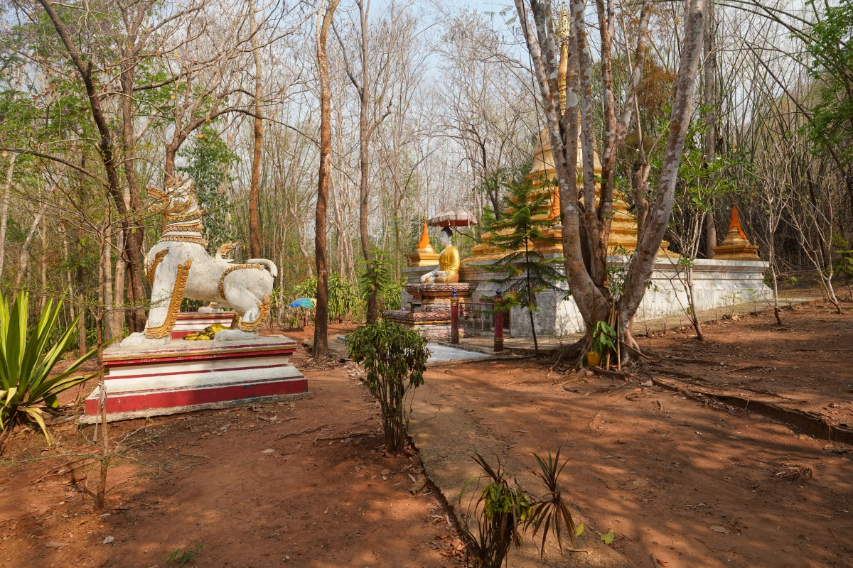 Tempel von Mon am River Kwae